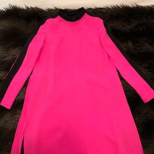 ALC Neon Pink and Black Dress
